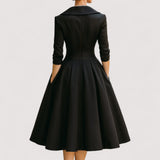 Lorenza™ | Midi-Satin-Kleid