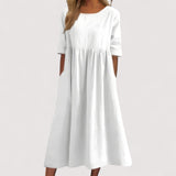 Selina™ | Lässiges Baumwollkleid