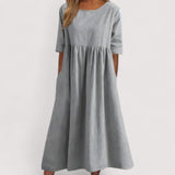 Selina™ | Lässiges Baumwollkleid