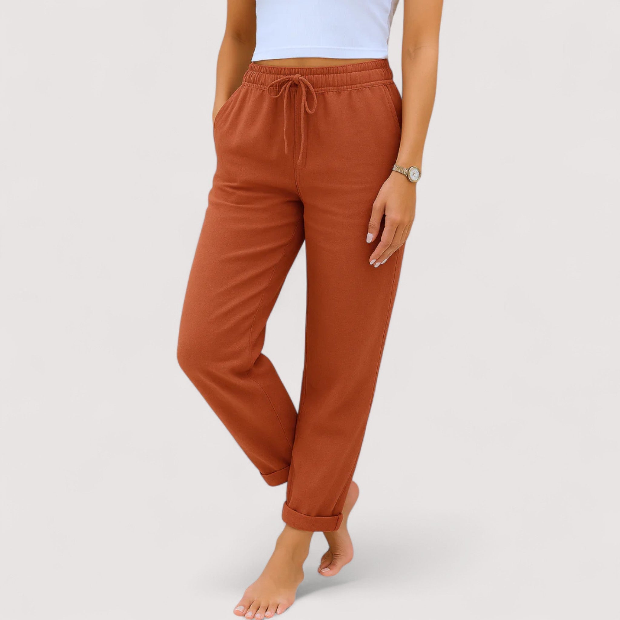 Monica™ | Lässige Leinenhosen