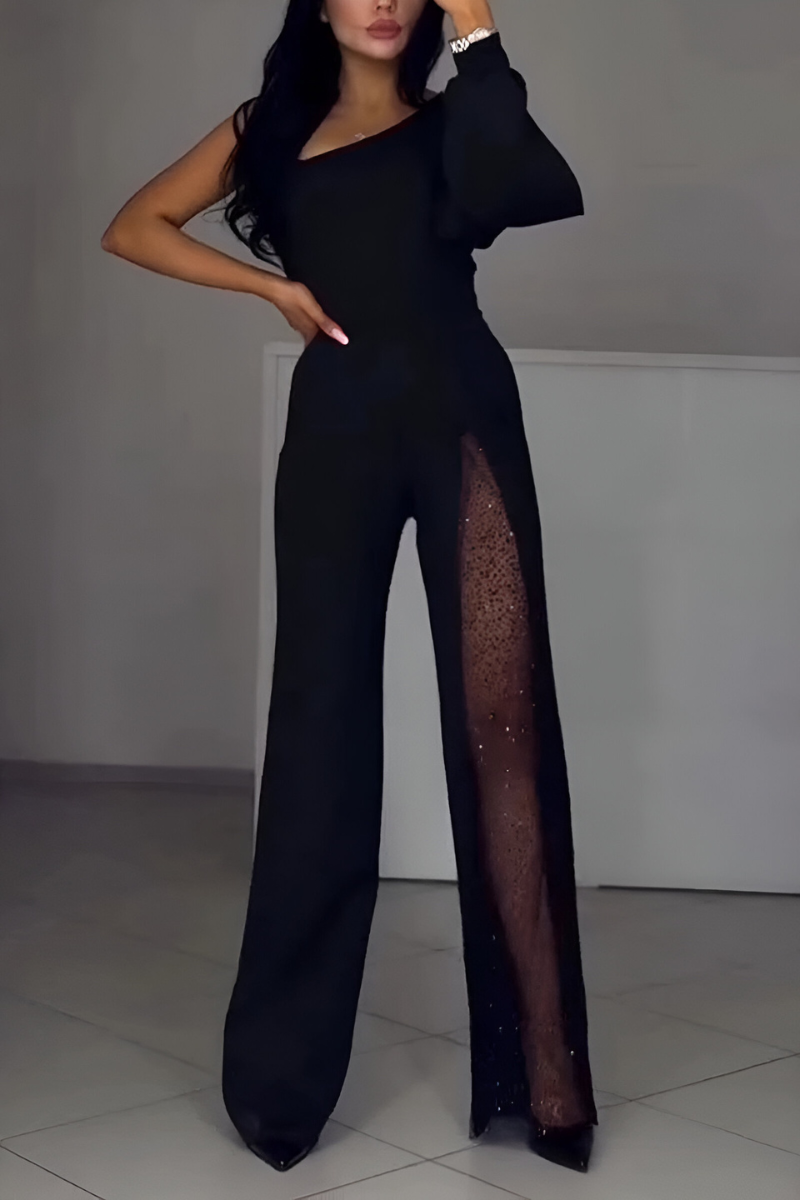 Ines™ | Moderne Jumpsuit mit weiten Hosen