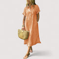 Rea™ | gestreiftes Hemdkleid