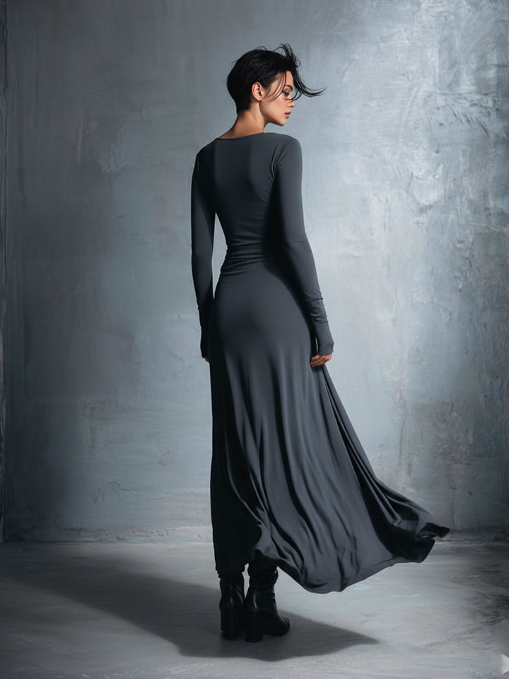 Noémie™ | Maxikleid mit seitlichem Knoten