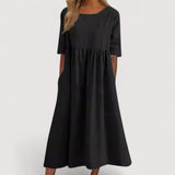Selina™ | Lässiges Baumwollkleid