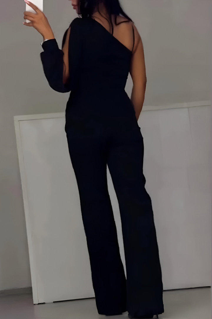 Ines™ | Moderne Jumpsuit mit weiten Hosen