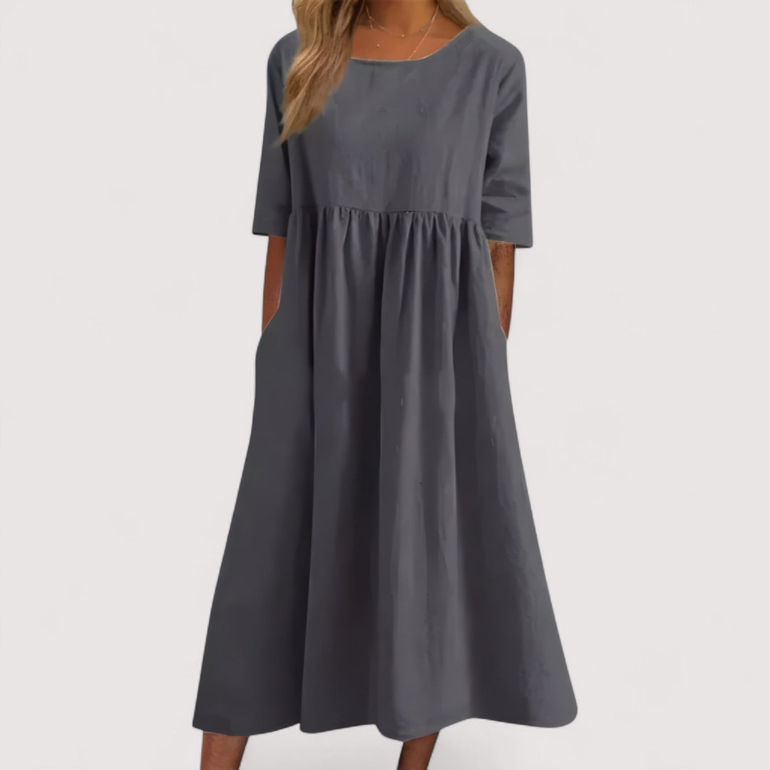 Selina™ | Lässiges Baumwollkleid