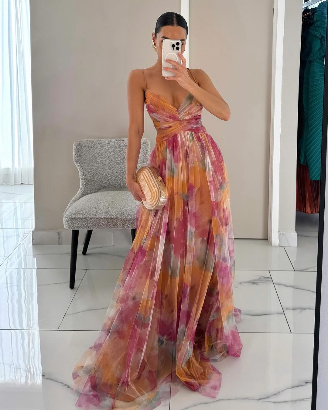 Giselle™ | Zauberhaftes Maxikleid mit Blumenprint