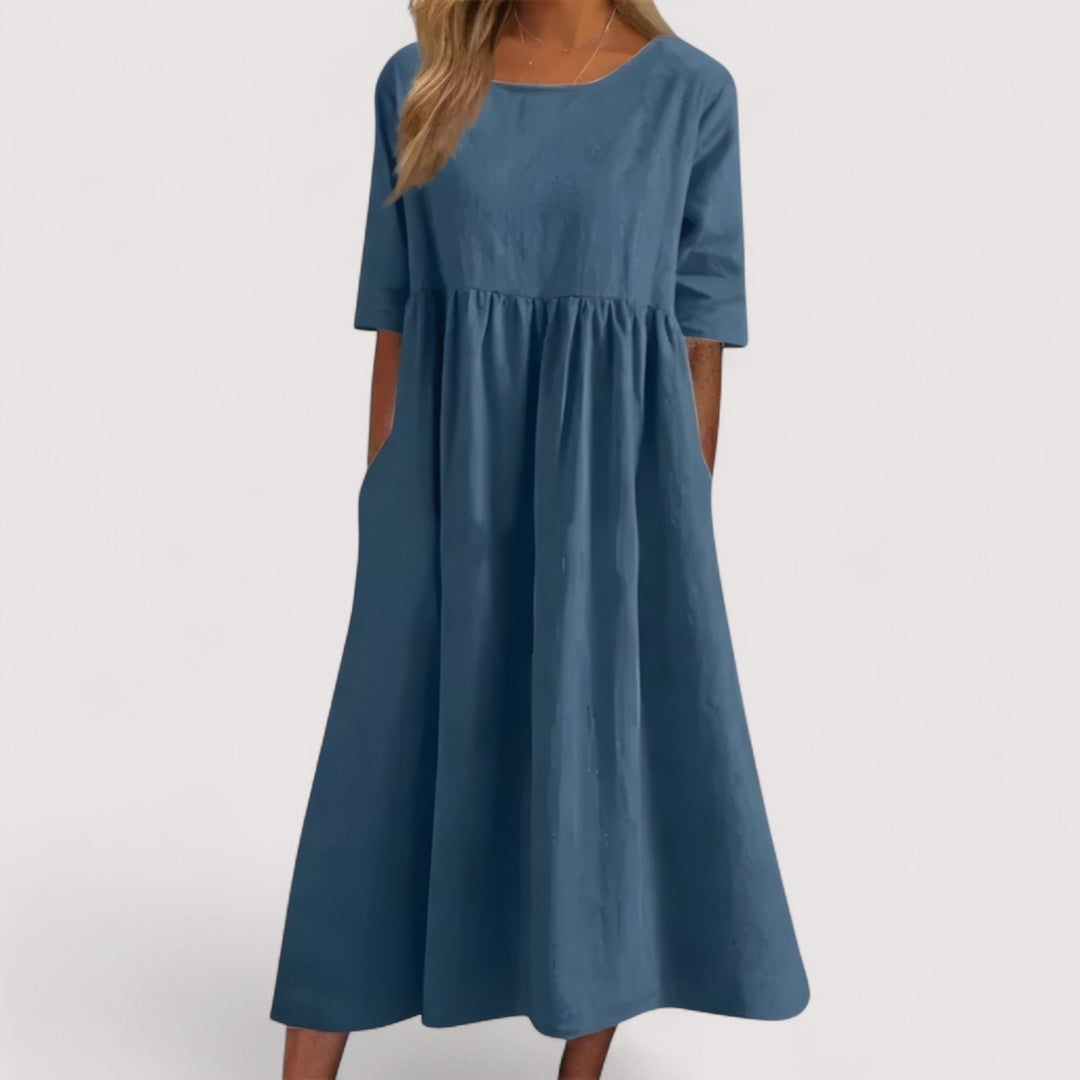 Selina™ | Lässiges Baumwollkleid