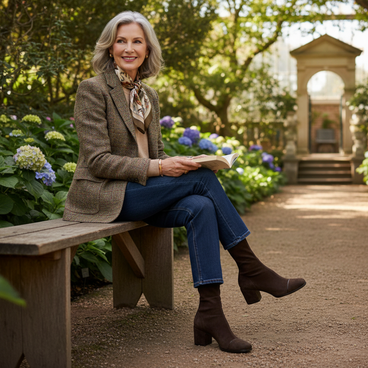 Sofia™ | Elegante und Bequeme Stiefeletten mit Absatz