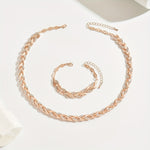 Julia™ | Set Halskette und elegantes Armband