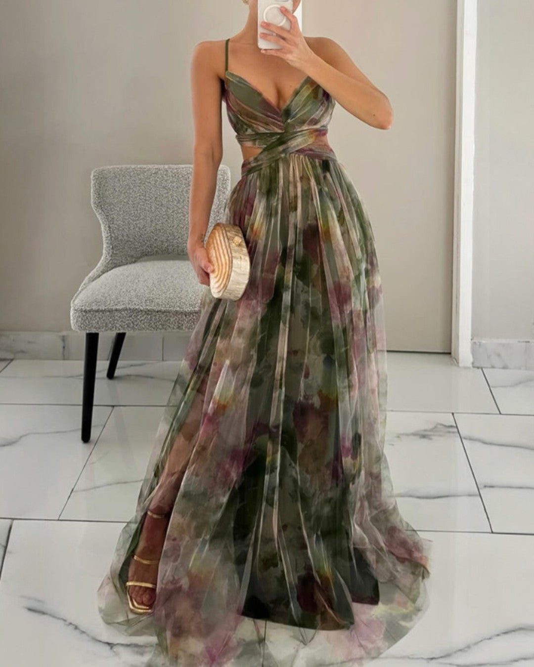 Giselle™ | Zauberhaftes Maxikleid mit Blumenprint