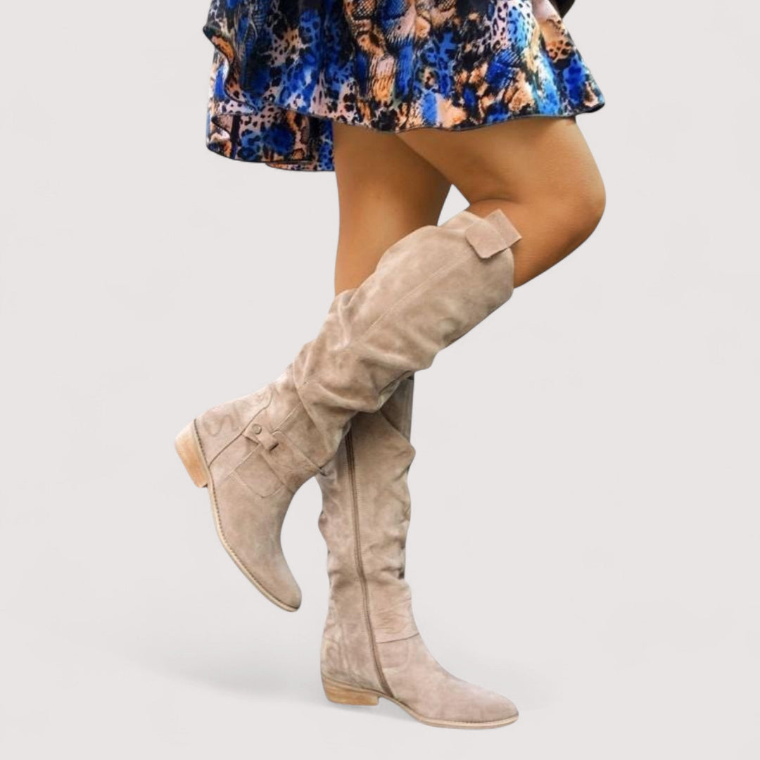 Teresa™ | Bequeme und warme Wildlederstiefel für Frauen