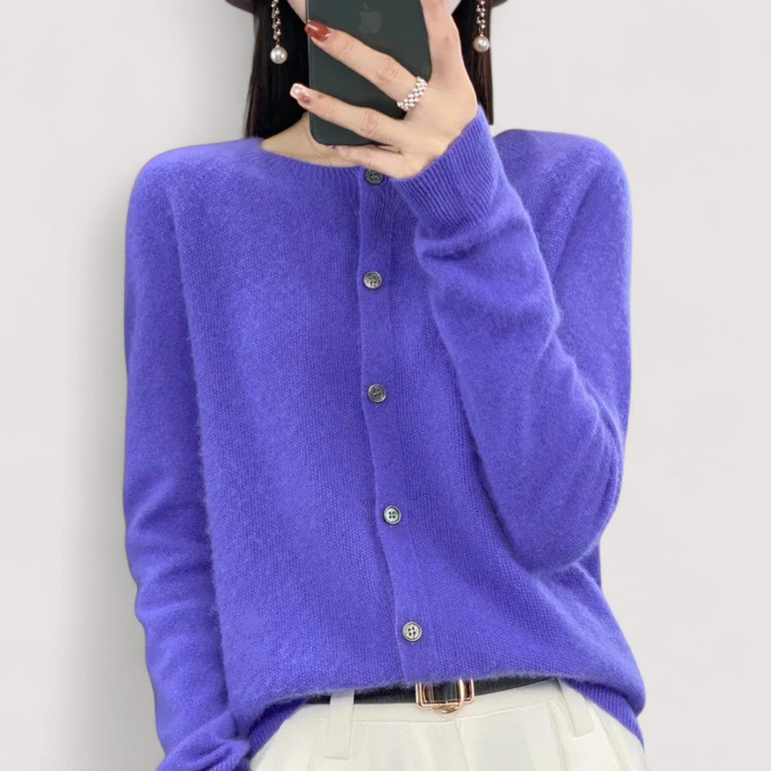 Darija™ – Weicher Cardigan mit Knöpfen