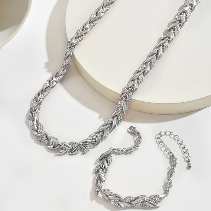 Julia™ | Set Halskette und elegantes Armband