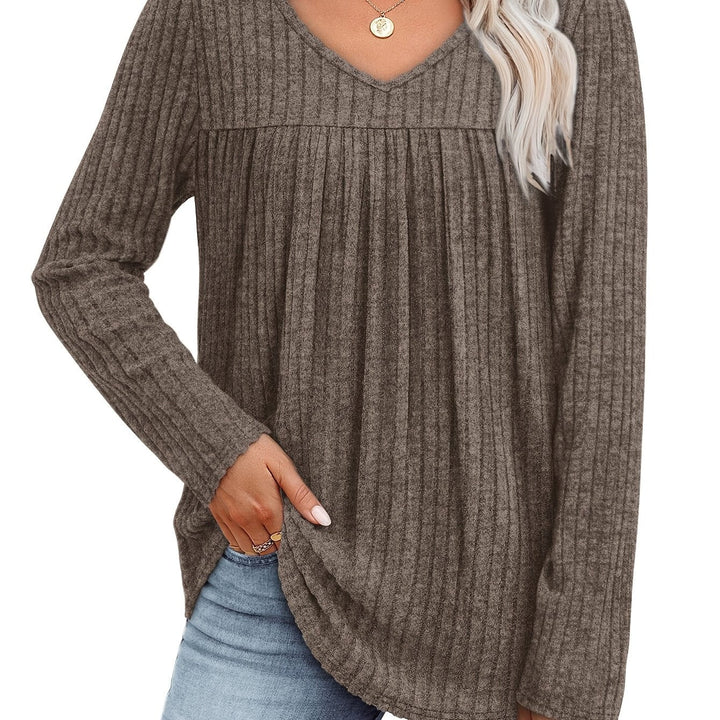 Ellia™ | Leichte Strickbluse mit V-Ausschnitt