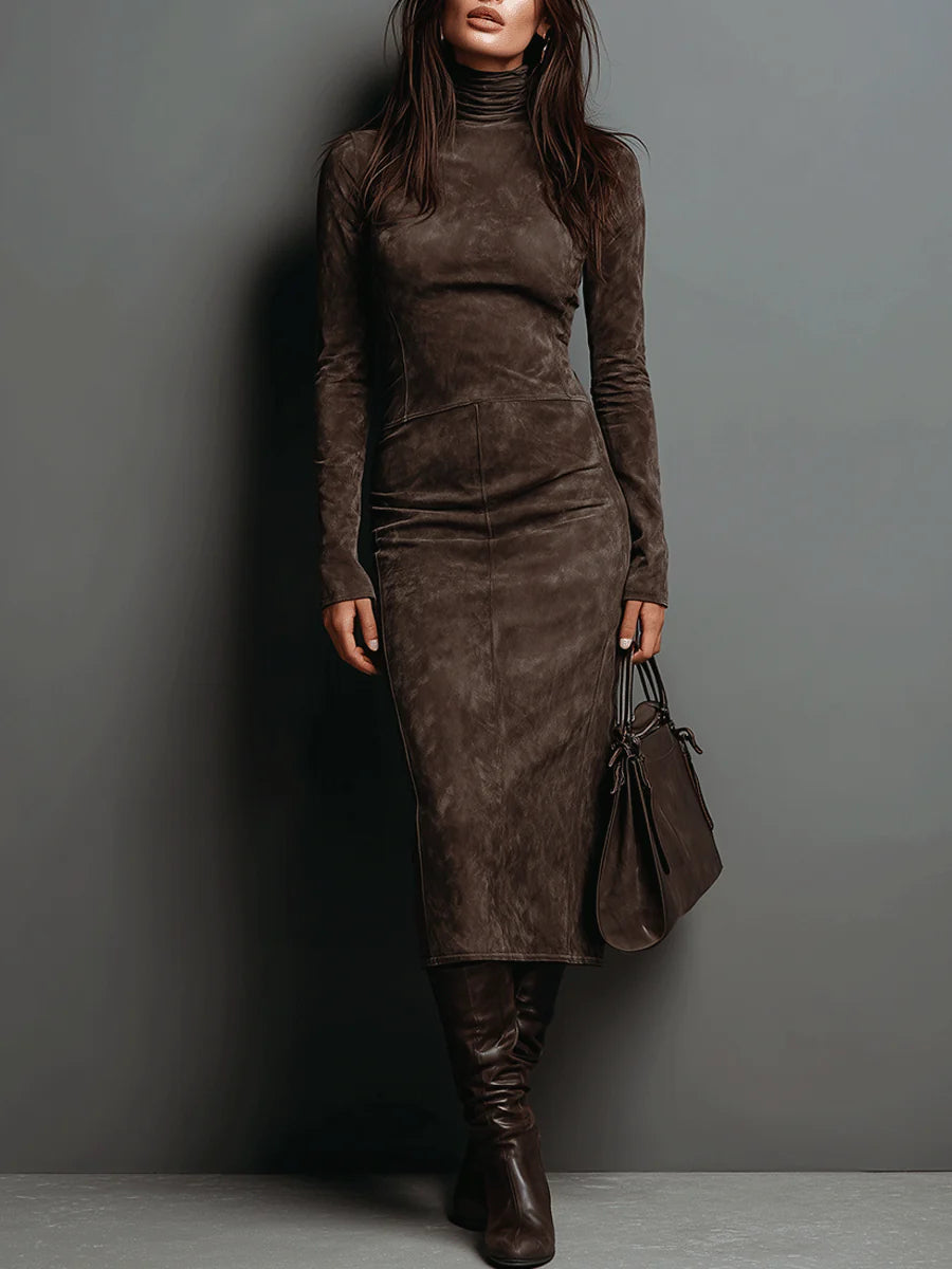 Linn™ | Midi-Kleid in Braun