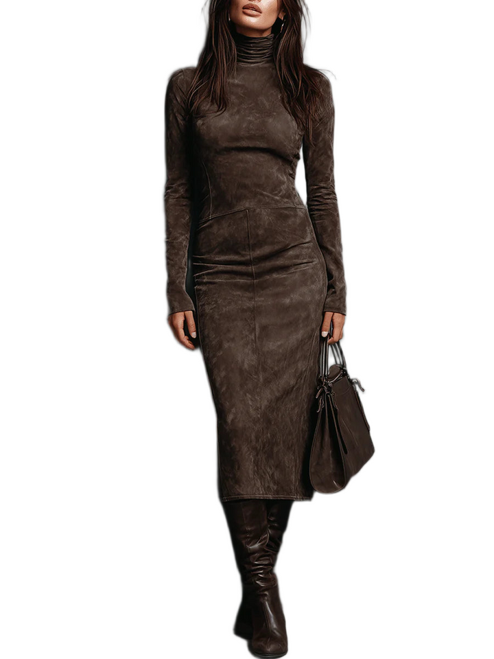 Linn™ | Midi-Kleid in Braun