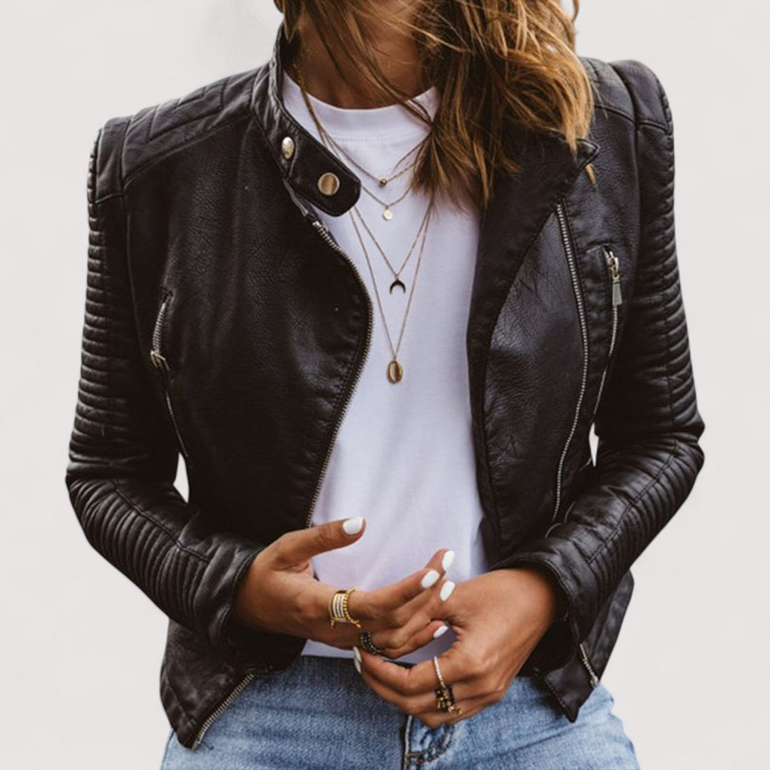 Anais™ | Elegante Lederjacke