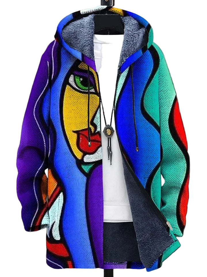Alice™ | Unisex-Kapuzenjacke, inspiriert von luxuriöser Kunst