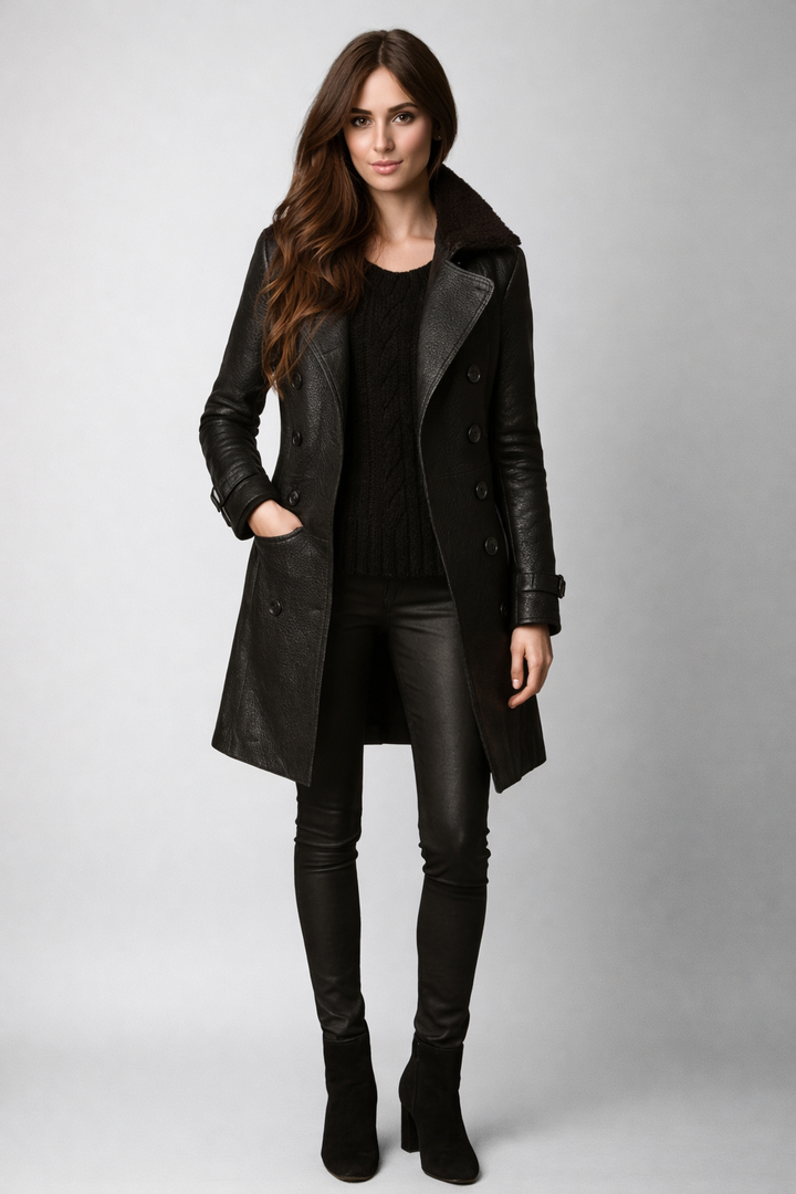 LENA™ | LEDERMANTEL