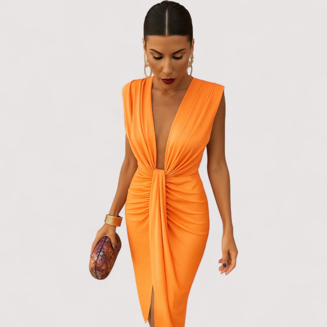 Maila™ | Elegantes Drapé-Kleid