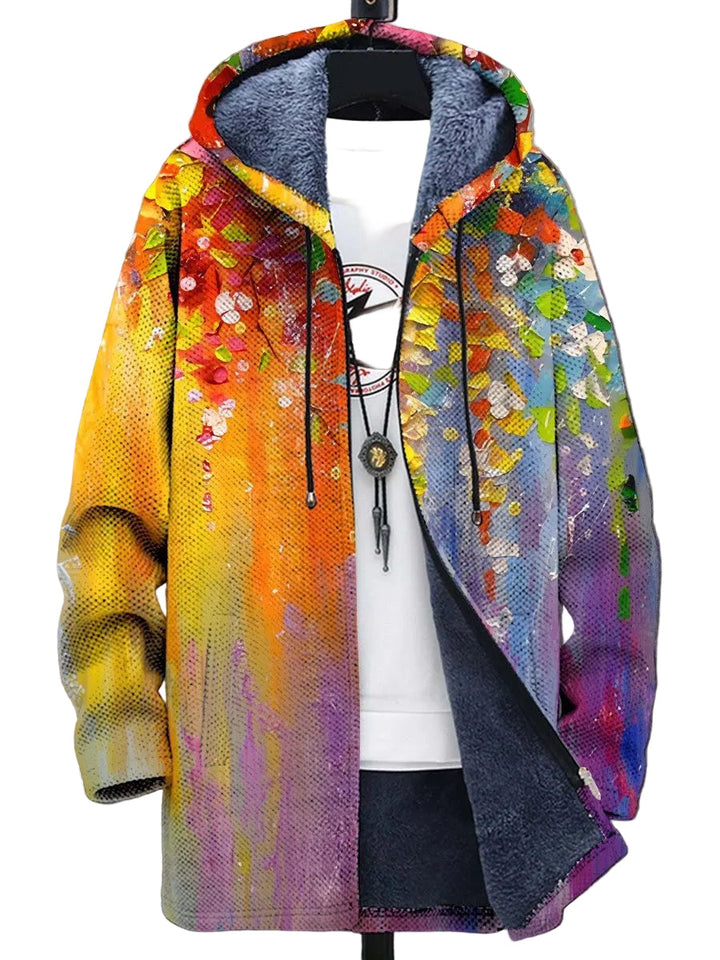 Elena™ | Unisex-Kapuzenjacke, inspiriert von luxuriöser Kunst