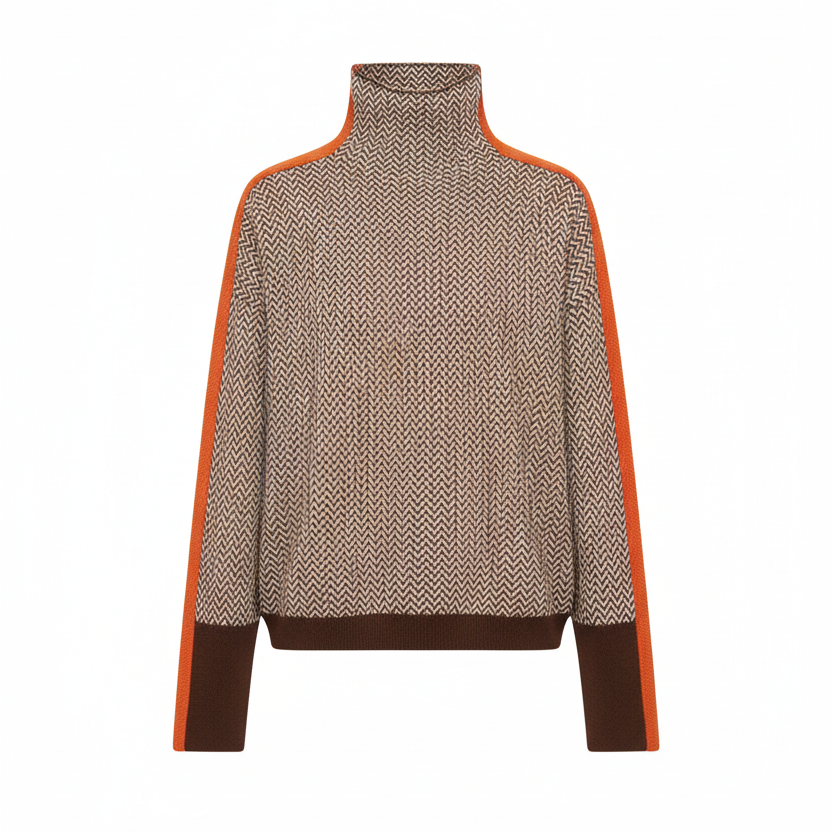 Gabriela™ | Pullover mit hohem Kragen