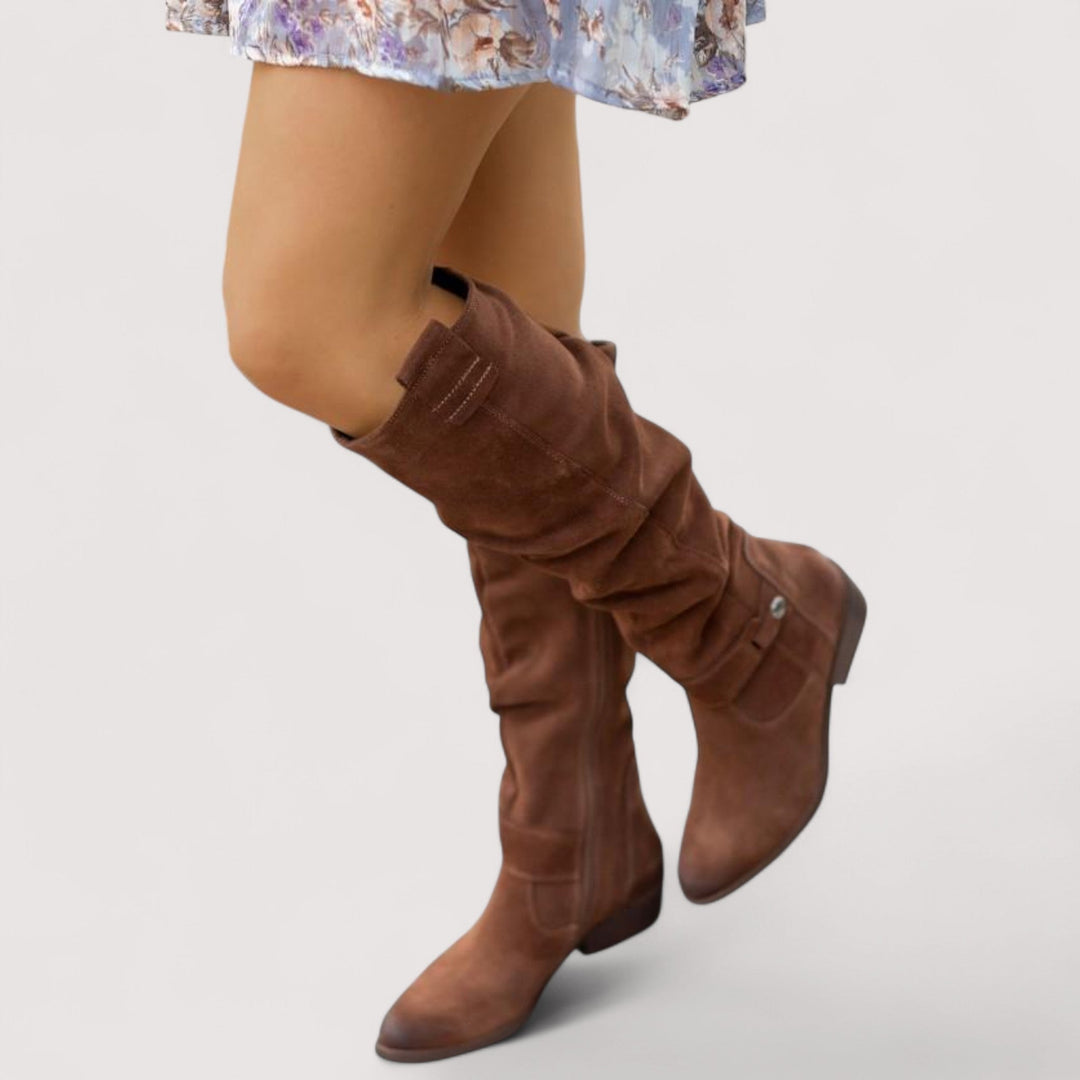 Teresa™ | Bequeme und warme Wildlederstiefel für Frauen