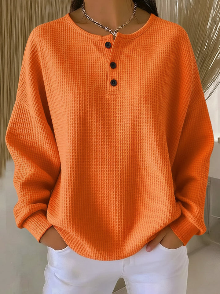 Helena™ | Gemütlicher Waffle-Strickpullover