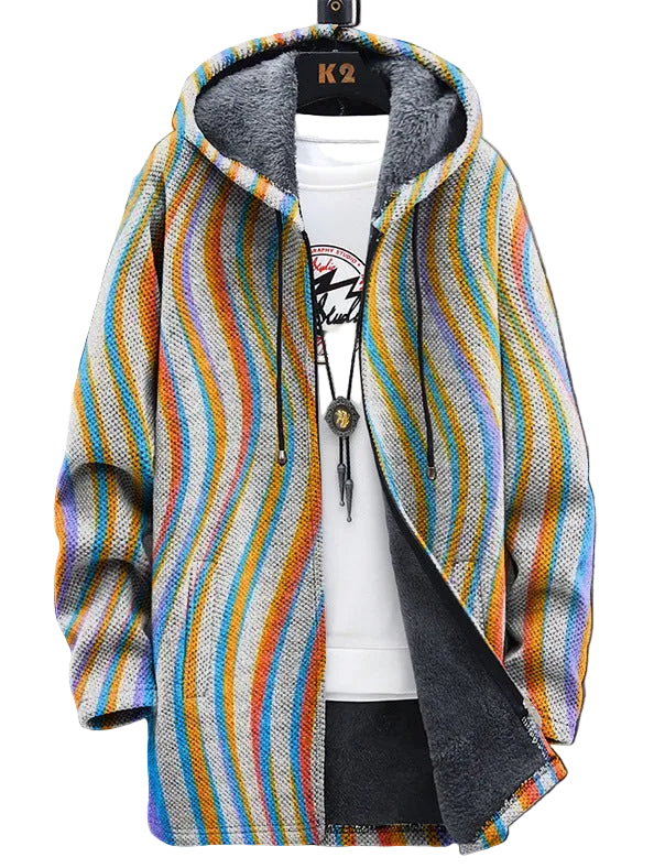 Carla™ | Unisex-Kapuzenjacke, inspiriert von luxuriöser Kunst