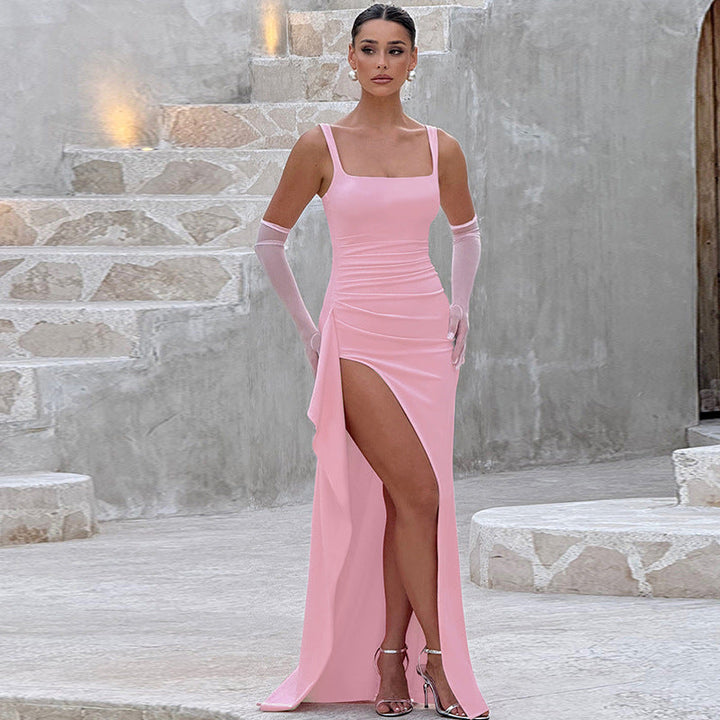 Celine™ | Elegantes Formelles Langkleid mit Offenem Rücken