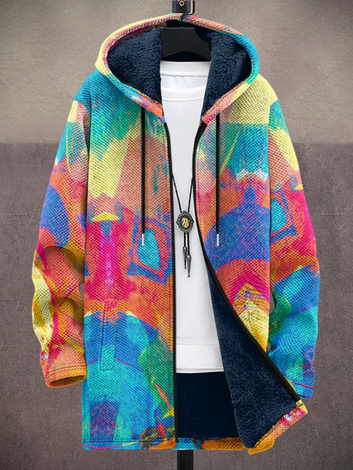 Tessa™ | Unisex-Kapuzenjacke, inspiriert von luxuriöser Kunst