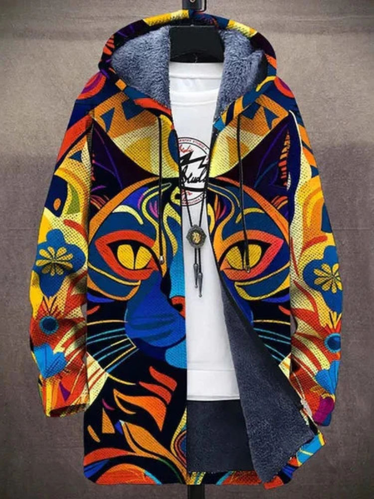 Tiago™ | Unisex-Kapuzenjacke, inspiriert von luxuriöser Kunst