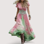 Viviane™ | Fliessendes Blumenkleid