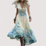 Viviane™ | Fliessendes Blumenkleid
