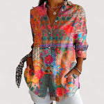 Annika™ | Bunte Bluse mit Druck