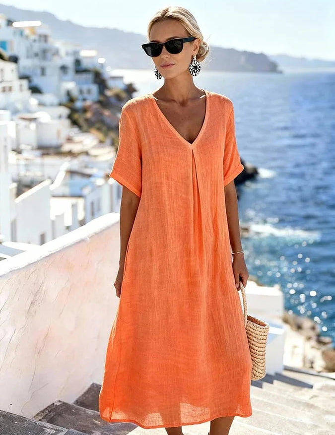 Wrenley™ | Lässiges, locker sitzendes Maxikleid