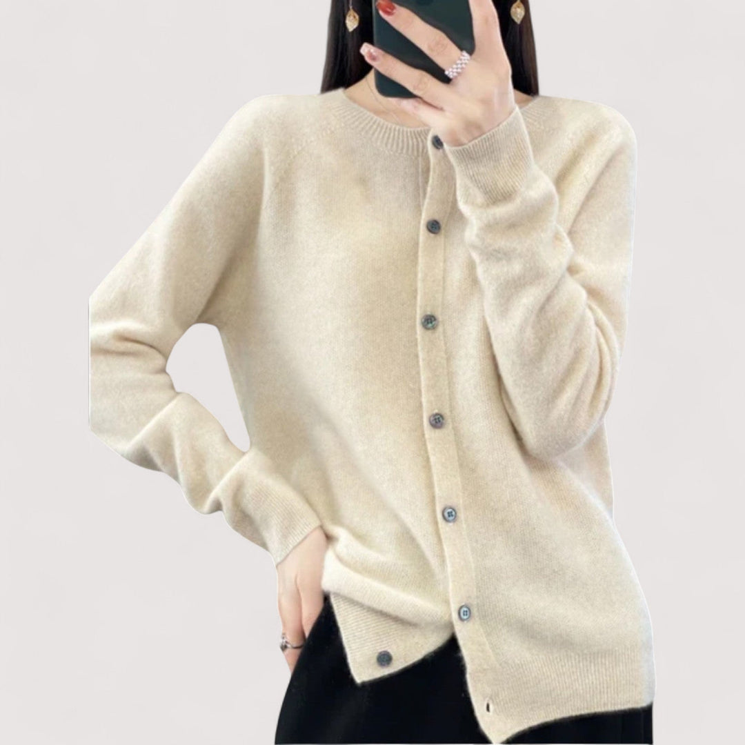Darija™ – Weicher Cardigan mit Knöpfen