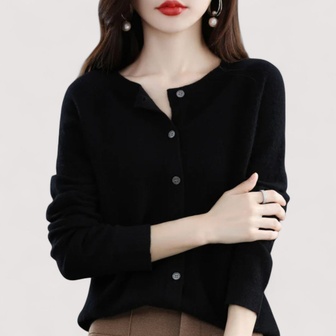 Darija™ – Weicher Cardigan mit Knöpfen