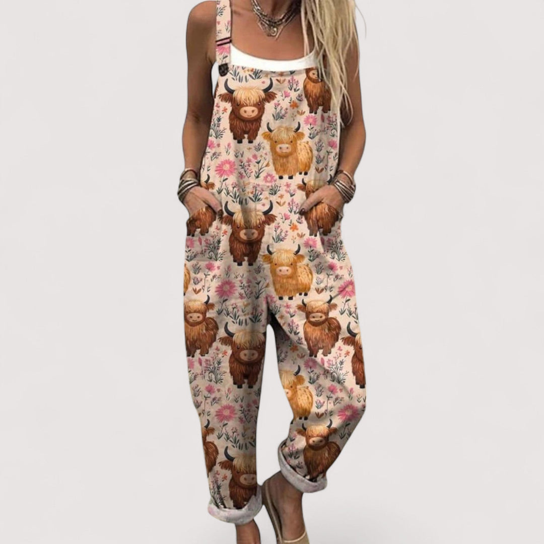 Melanie™ | Künstlerischer Overall-Jumpsuit