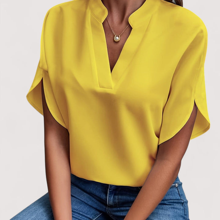 Rosmarie™ | Drapierte Bluse