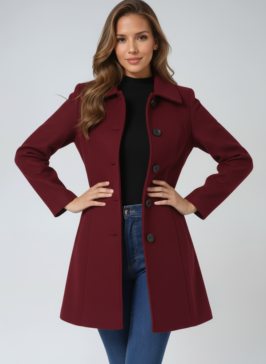 ELEGANTE FIT-&-FLARE-JACKE