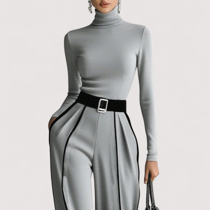 Nolia™ | Langarmshirt mit Stehkragen – Set