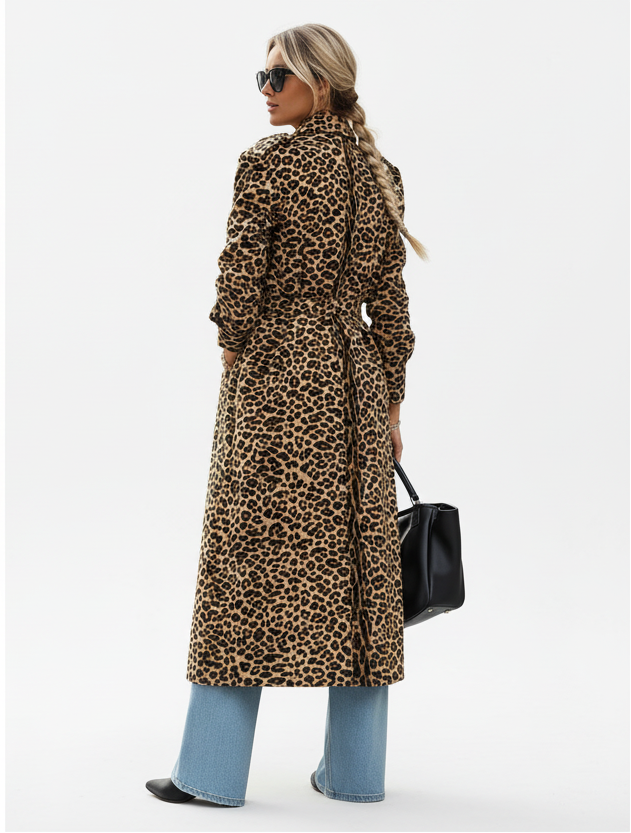 MANTEL MIDI LEOPARDO