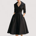 Lorenza™ | Midi-Satin-Kleid