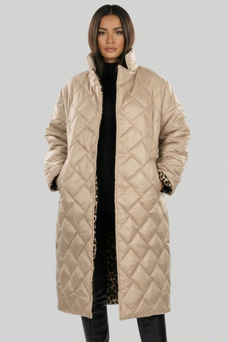 Kaarina™ | Eleganter Leopard-Mantel