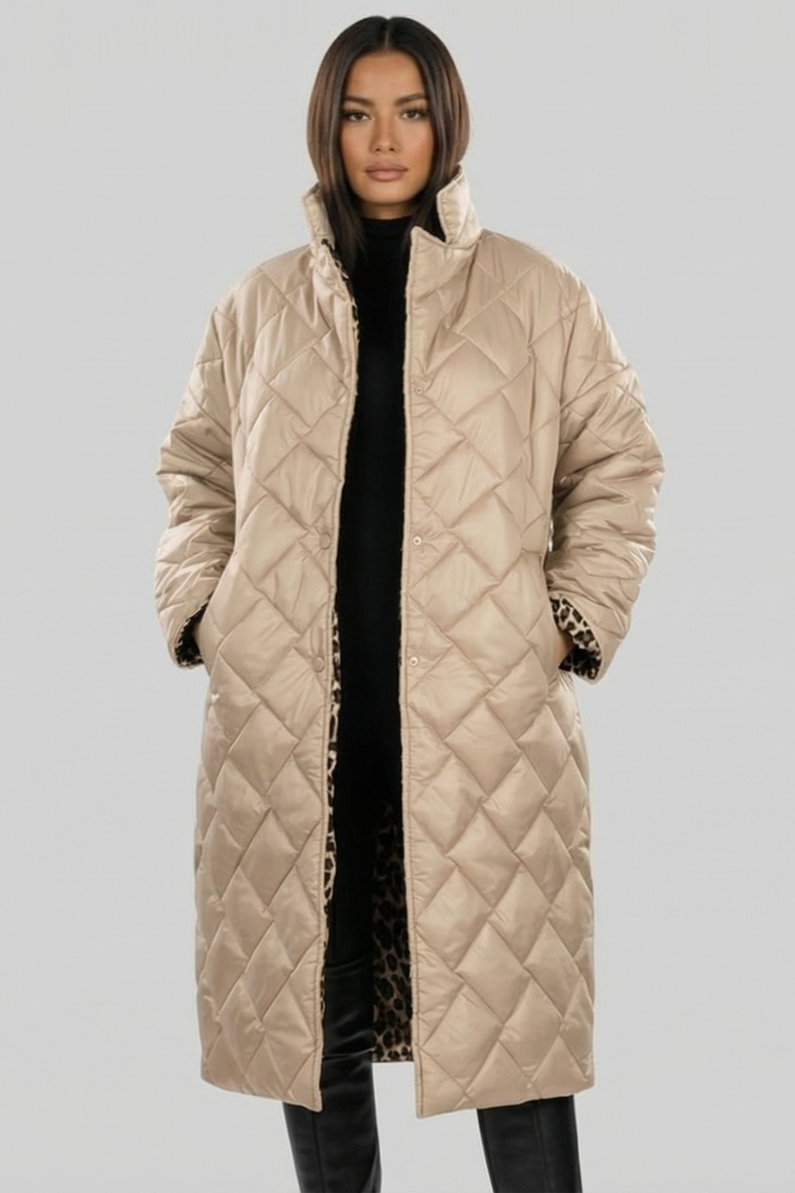 Kaarina™ | Eleganter Leopard-Mantel