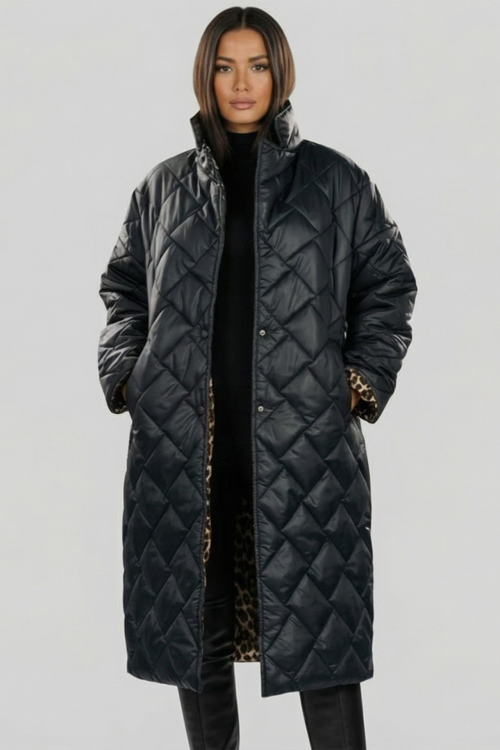 Kaarina™ | Eleganter Leopard-Mantel