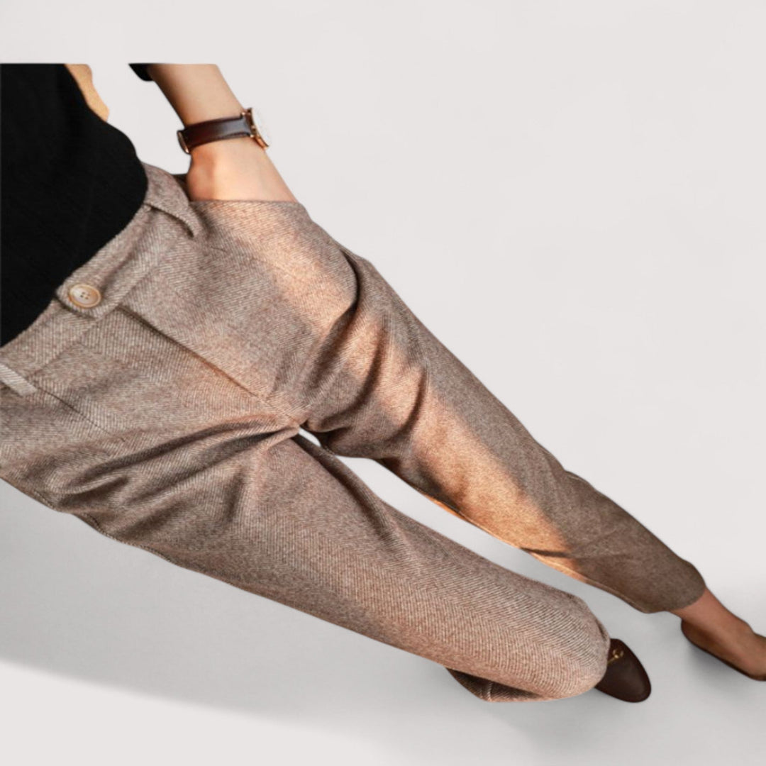 Helga™ | Hochtaillierte Slim-Fit-Hosen