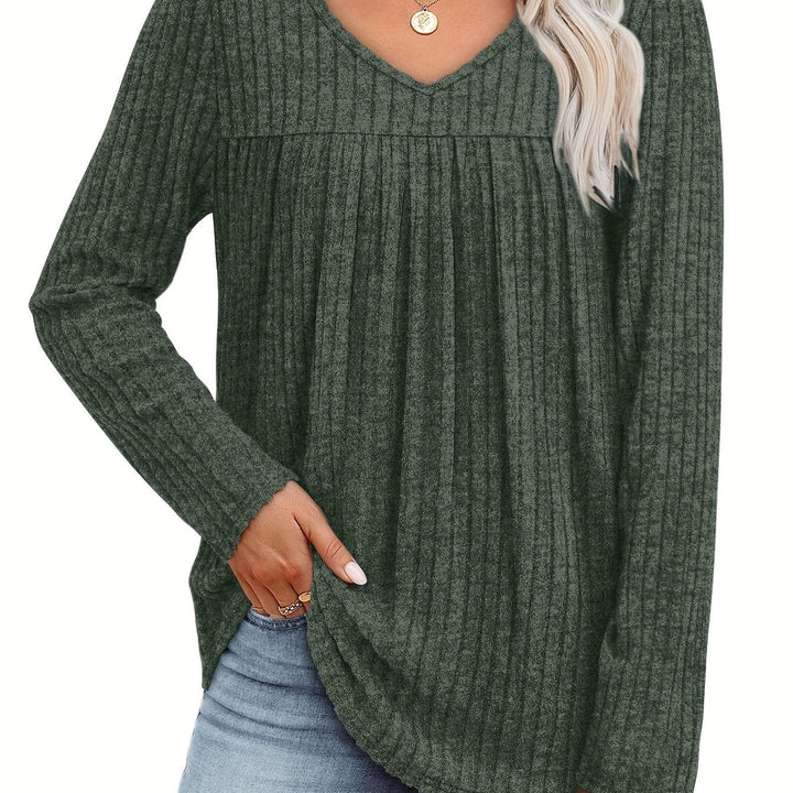 Ellia™ | Leichte Strickbluse mit V-Ausschnitt